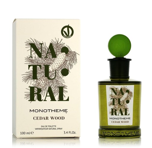 Monotheme uniseks parfem Natural Cedar Wood EDT 100ml