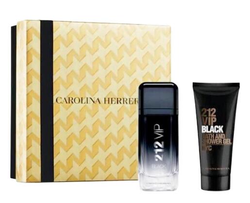 Carolina Herrera muški set 212 Vip Black Set EDP 100ml + Shower Gel 100ml