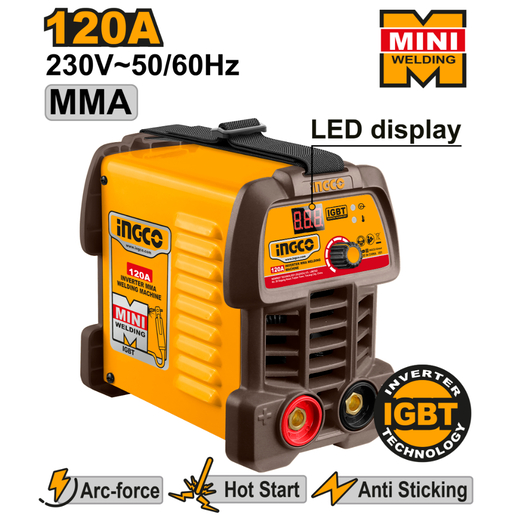 INGCO aparat za zavarivanje LED ING-MMA12049E 120A