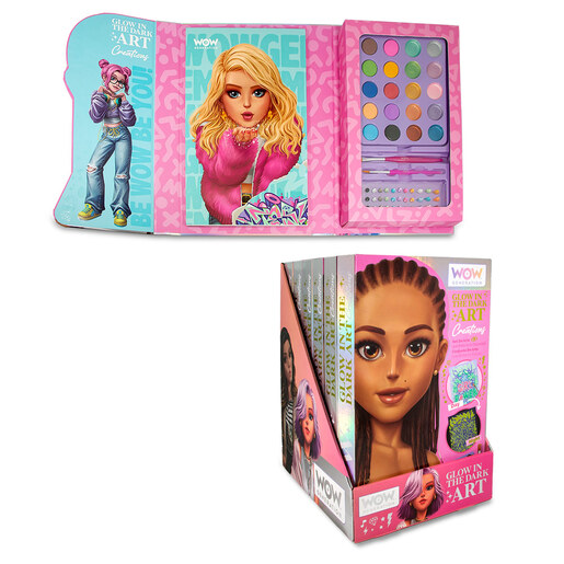 WOW Generation glow in the dark kreativni set za bojenje