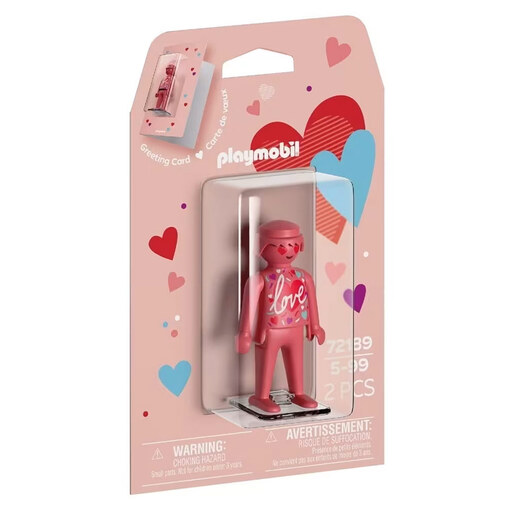 Playmobil čestitka sa figurom ljubav
