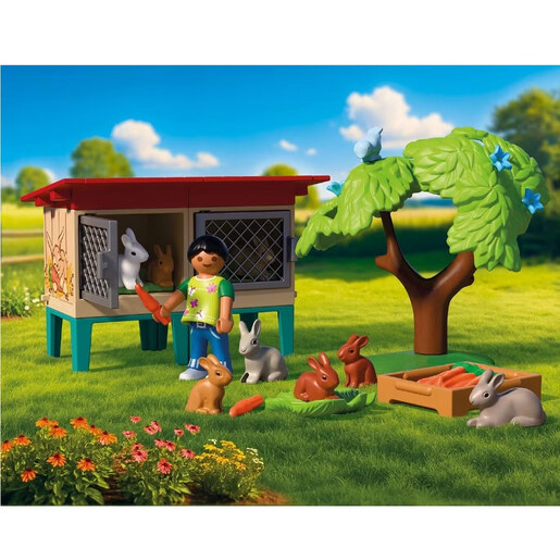 Playmobil Country  set kućica za zečeve