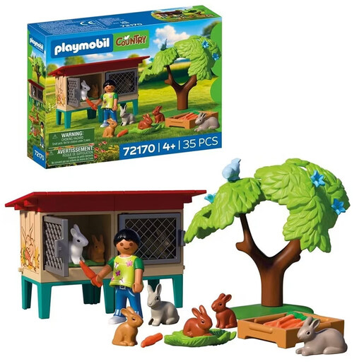 Playmobil Country  set kućica za zečeve