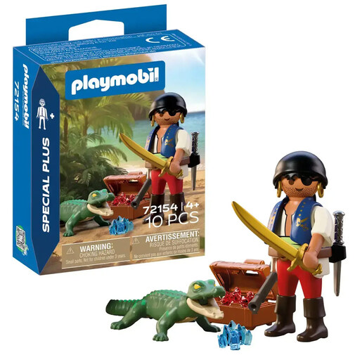 Playmobil figura pirat protiv kajmana