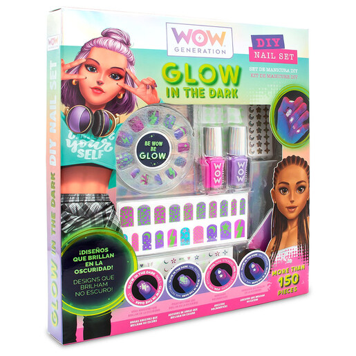 WOW Generation manikir set glow in the dark sa mirišljavim noktima