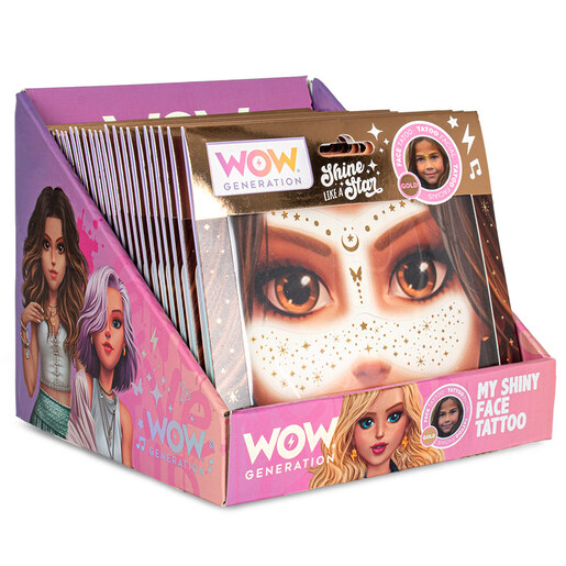 WOW Generation face tattoo zlatne pegice