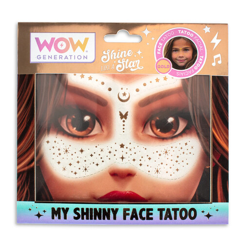 WOW Generation face tattoo zlatne pegice