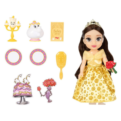 Disney Princess set Bela lutka 15cm sa dodacima