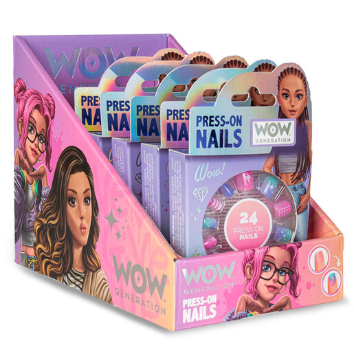 WOW Generation manikir set 24 samolepljivih noktića
