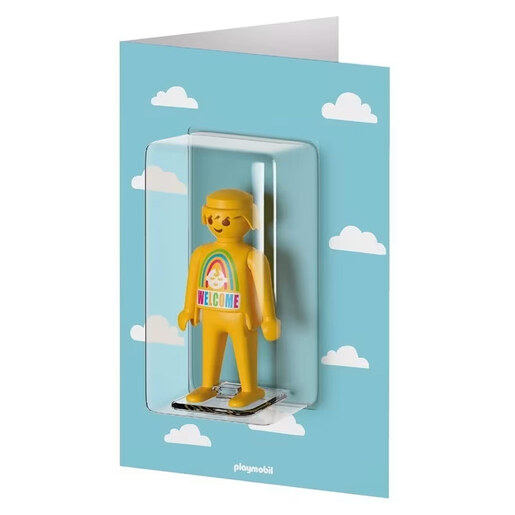 Playmobil čestitka sa figurom dolazi beba
