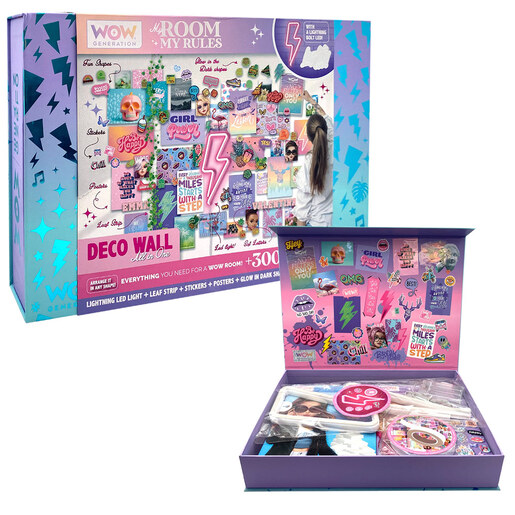 WOW Generation deluxe set za dekorisanje sobe sa led lampom