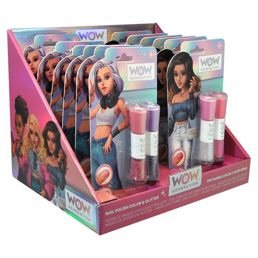 WOW Generation colour&glitter lak za nokte set 2 kom