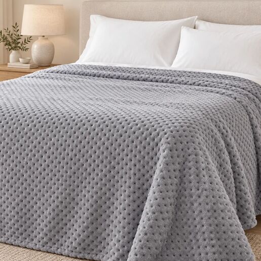 Dekordom Prekrivač softy 200x200 - grey