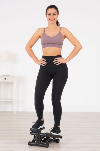 ModernHome Fitnes steper sa elastičnim trakama za vežbanje i LCD displejom – FTX-SBS