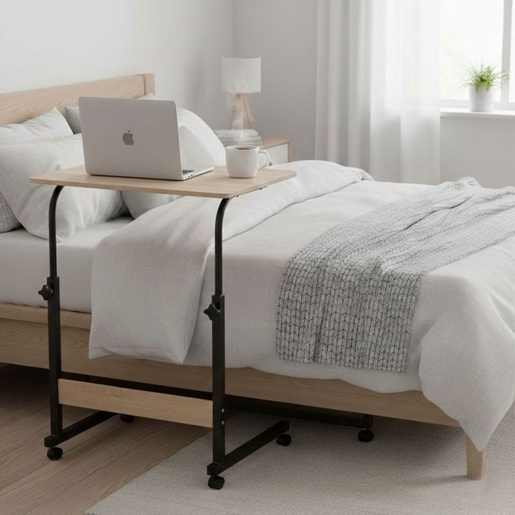 ModernHome Prenosivi pomoćni sto za laptop, svetli hrast – TH-LD-6-16