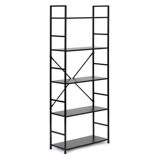 ModernHome LOFT regal sa 5 polica – Black CWJ6024144LGB
