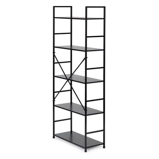 ModernHome LOFT regal sa 5 polica – Black CWJ6024144LGB