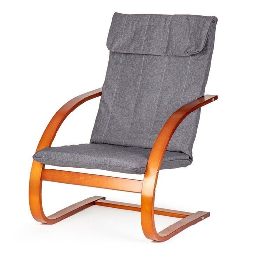 ModernHome Stolica za ljuljanje walnut/charocoal TXWQM-31 W/C