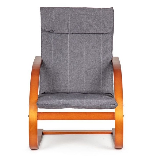 ModernHome Stolica za ljuljanje walnut/charocoal TXWQM-31 W/C