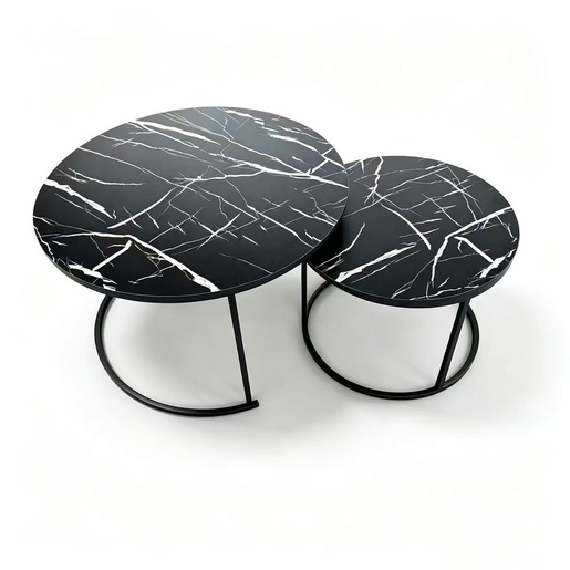 BOLZZ COFFE STO SET 2 KOM CRNI BOLSTOCOFBLK