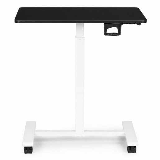 ModernHome Mobilni podesivi sto za laptop 70 × 48 cm, visina 71,5–112 cm, crna radna ploča – JNI-PN01-5-1