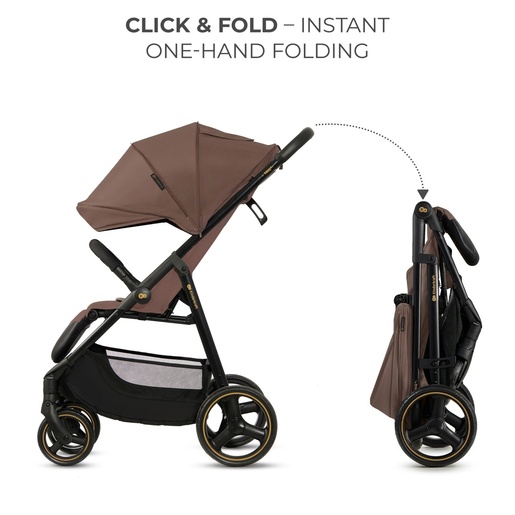 KINDERKRAFT KOLICA TRIG 3 GRANITE BROWN KSTRIG03BRW0000