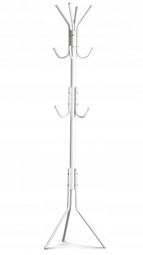 ModernHome Samostojeći čiviluk sa 11 kukica – White GH-6007 WHITE
