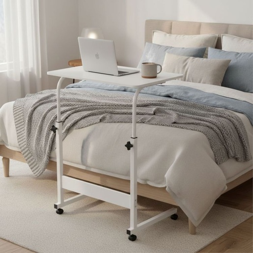 ModernHome Prenosivi pomoćni sto za laptop, beli – TH-LD-5