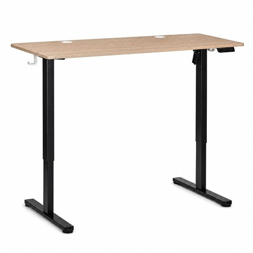 ModernHome Električni radni sto 140 × 60 cm sa podesivom visinom 72–118 cm, svetli hrast – JSD-C5-1-15