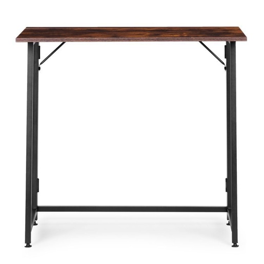ModernHome Sklopivi radni sto za računar 80 × 45 cm – LOFT Dark Wood TH-FD-7-16