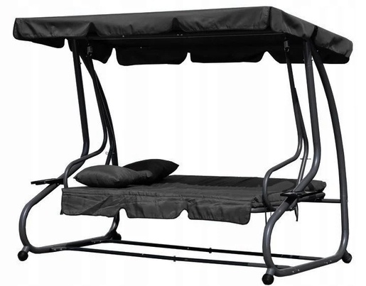 BOLZZ Baštenska ležaljka 2u1 TX dark gray BOLTX-4018DGR