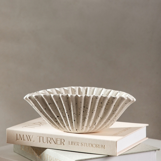 Dekorativna činija modern hamptons 23x14x8 240859 - white - hml