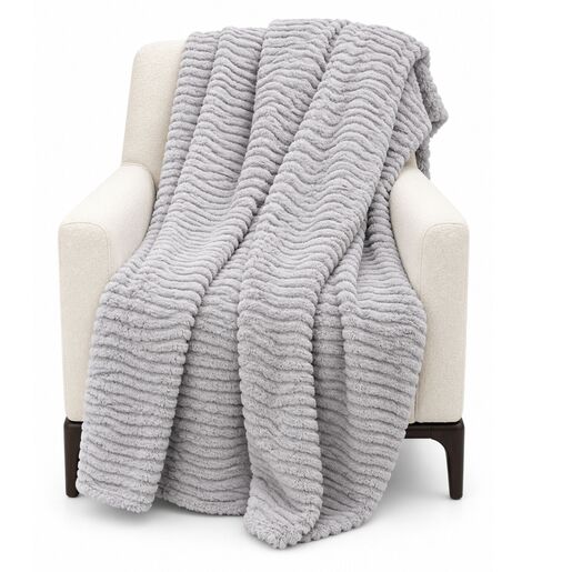 Dekordom Ćebe sherpa 150x200 - grey