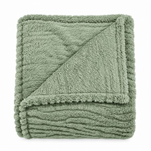 Dekordom Ćebe sherpa 200x220 - green