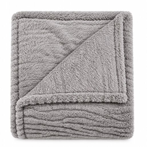 Dekordom Ćebe sherpa 200x220 - grey