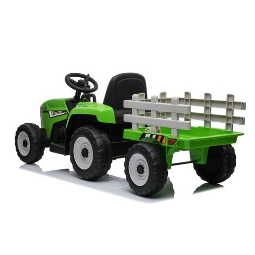 Traktor zeleni sa prikolicom i daljinskim 13324