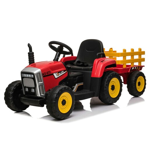 Traktor crveni sa prikolicom i daljinskim 13326