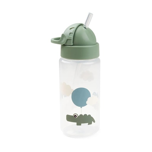 Done by Dear Bočica sa slamkom happy clouds zeleno 350 ml