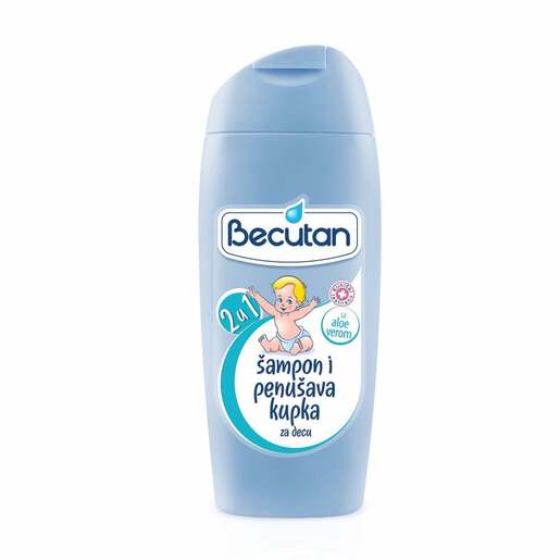Becutan 2u1 kupka i šampon 200ml