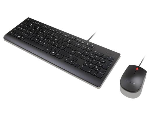 Tastatura+miš LENOVO Essential žicni set/SRB/Cirilica/crna