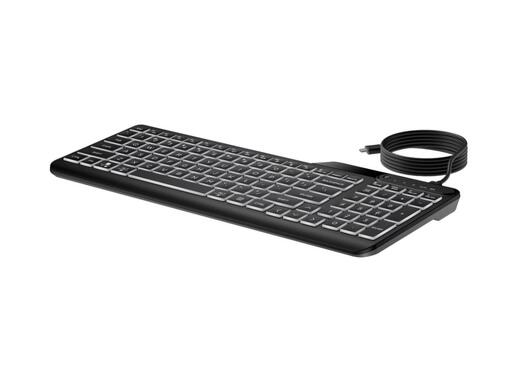 Tastatura HP 400 backlight žicna/US/crna