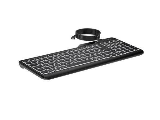 Tastatura HP 400 backlight žicna/US/crna