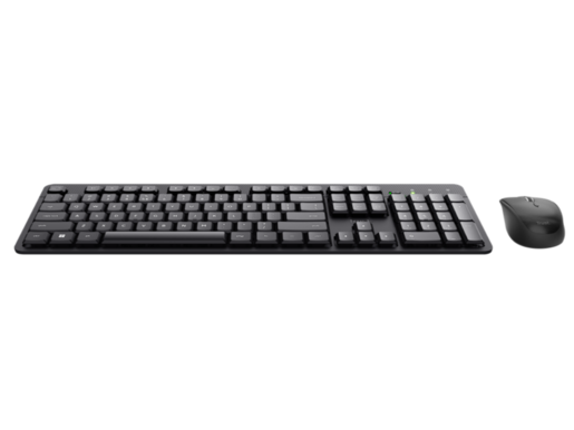 Tastatura+miš TRUST ODY II bežicni set/Silent/SRB/crna