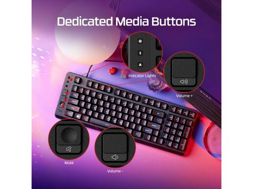 Tastatura HyperX Eve 1800 Gaming Keyboard US