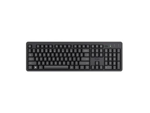 Tastatura TRUST ODY II bežicna/US/crna