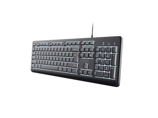 Tastatura TRUST Primo Illuminated žicna/SRB/osvetljenje/crna
