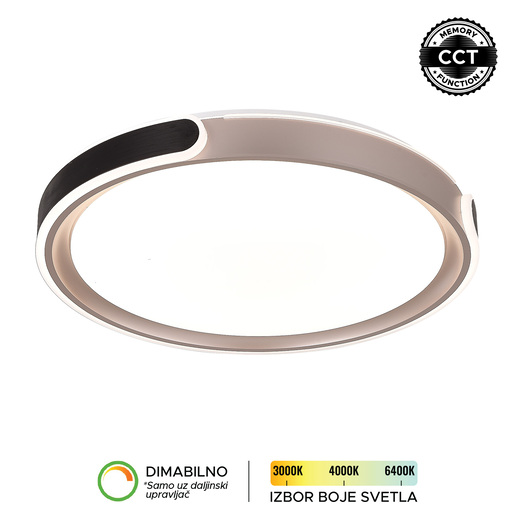 Forma LED plafonjera LP-407-70R BK+RG