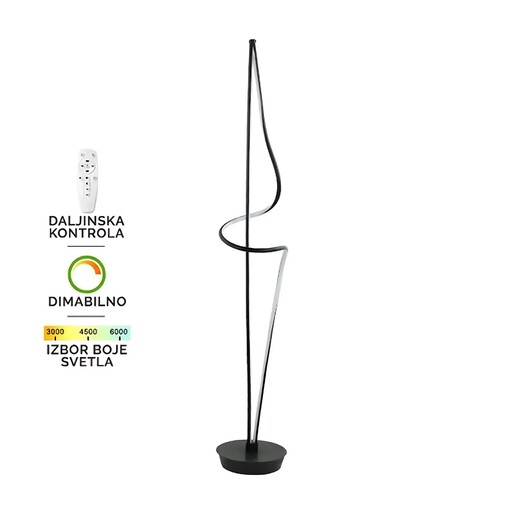 Forma LED podna lampa F2028-42F BK