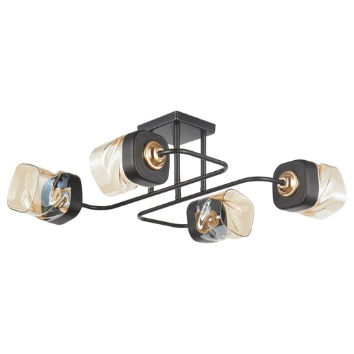 Forma Plafonska lampa MD2747-4 BK+GD