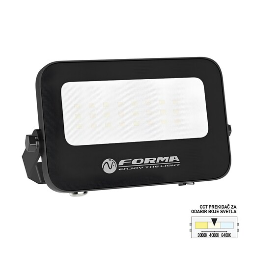 Forma LED reflektor CCT LRH-10 BK